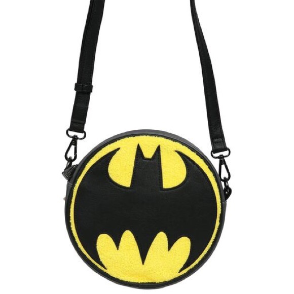 Loungefly Handbags - Loungefly DC Comics Batman Chenille Crossbody Bag